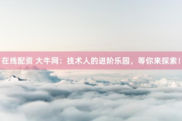 在线配资 大牛网：技术人的进阶乐园，等你来探索！